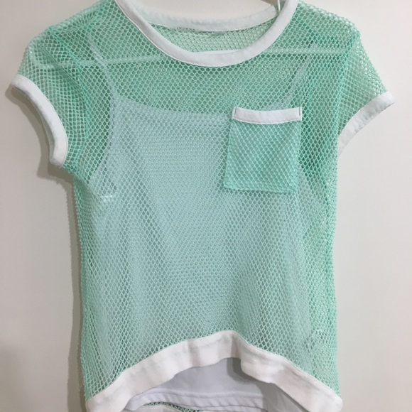 Net Shirt W/ Tank Top - Picture 1 of 5
